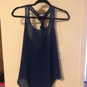 Semi Backless Tank Top